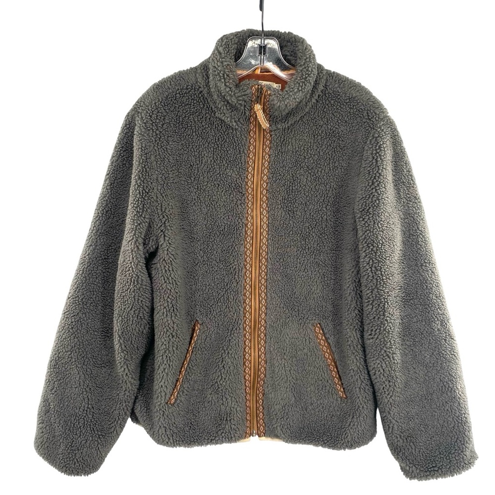 Faherty Ashbury High Pile Fleece Jacket Size XL
